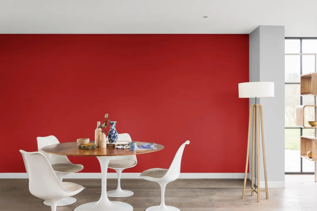 Flexa Strak Op De Muur Muurverf Brandweerrood 2,5L