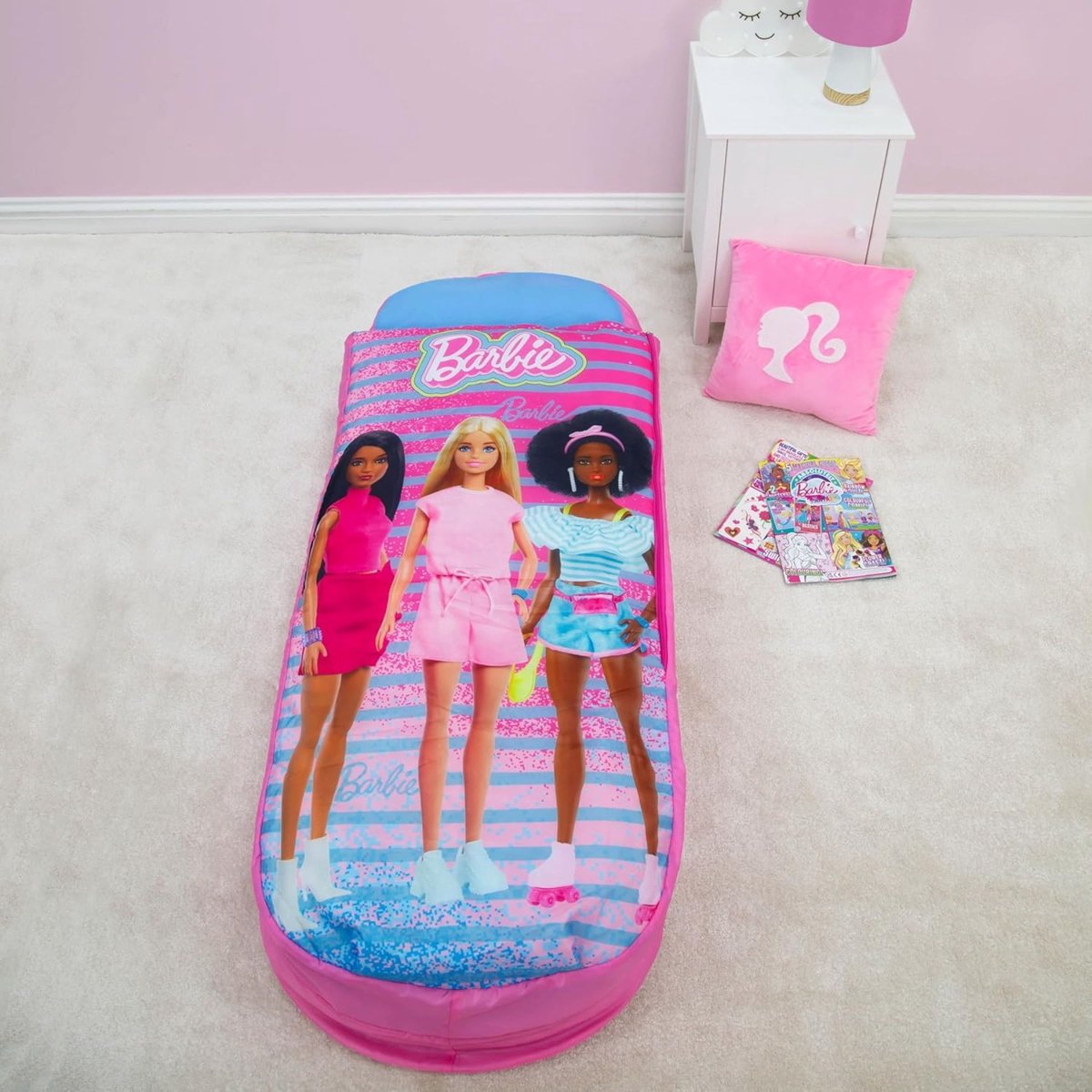 Barbie Readybed - Luchtbed en Slaapzak in 1 - 1 Persoons - Kinderen