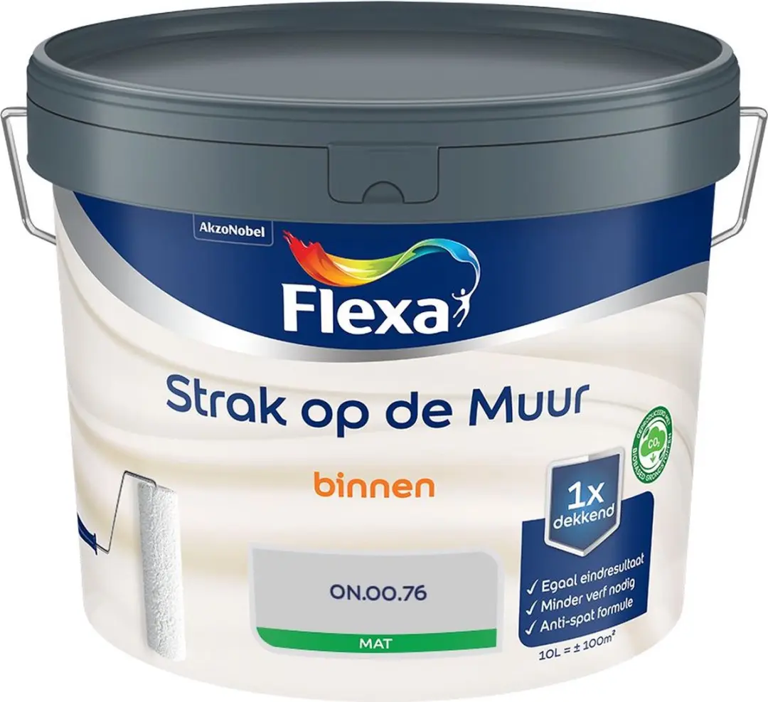 Flexa Strak Op De Muur Binnen Mat Mengverf 10L