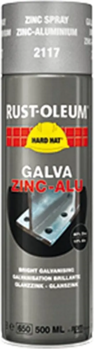 Rust-Oleum Galva Zinc-Alu Primer Spuitbus 500ml - Grijs