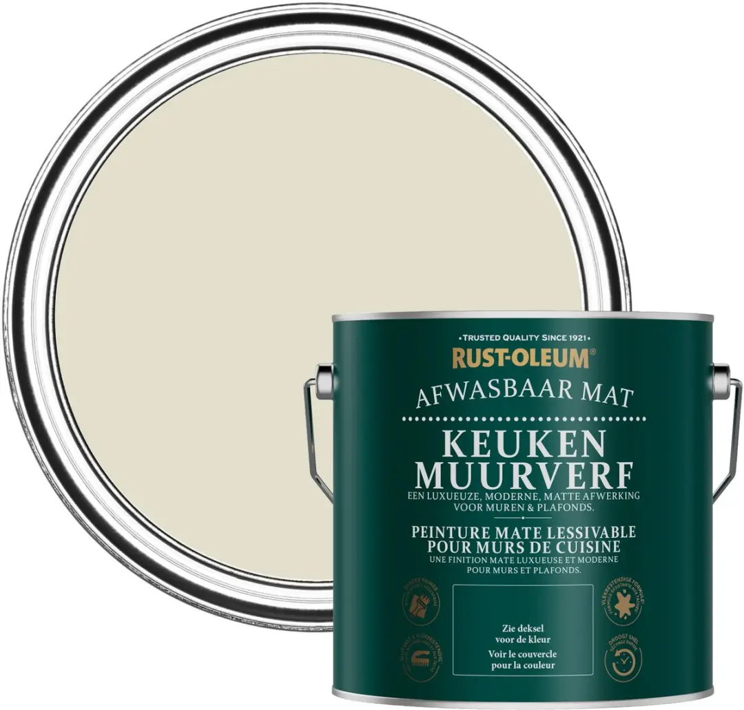 Rust-Oleum Keuken Muurverf Havermelk 2,5L