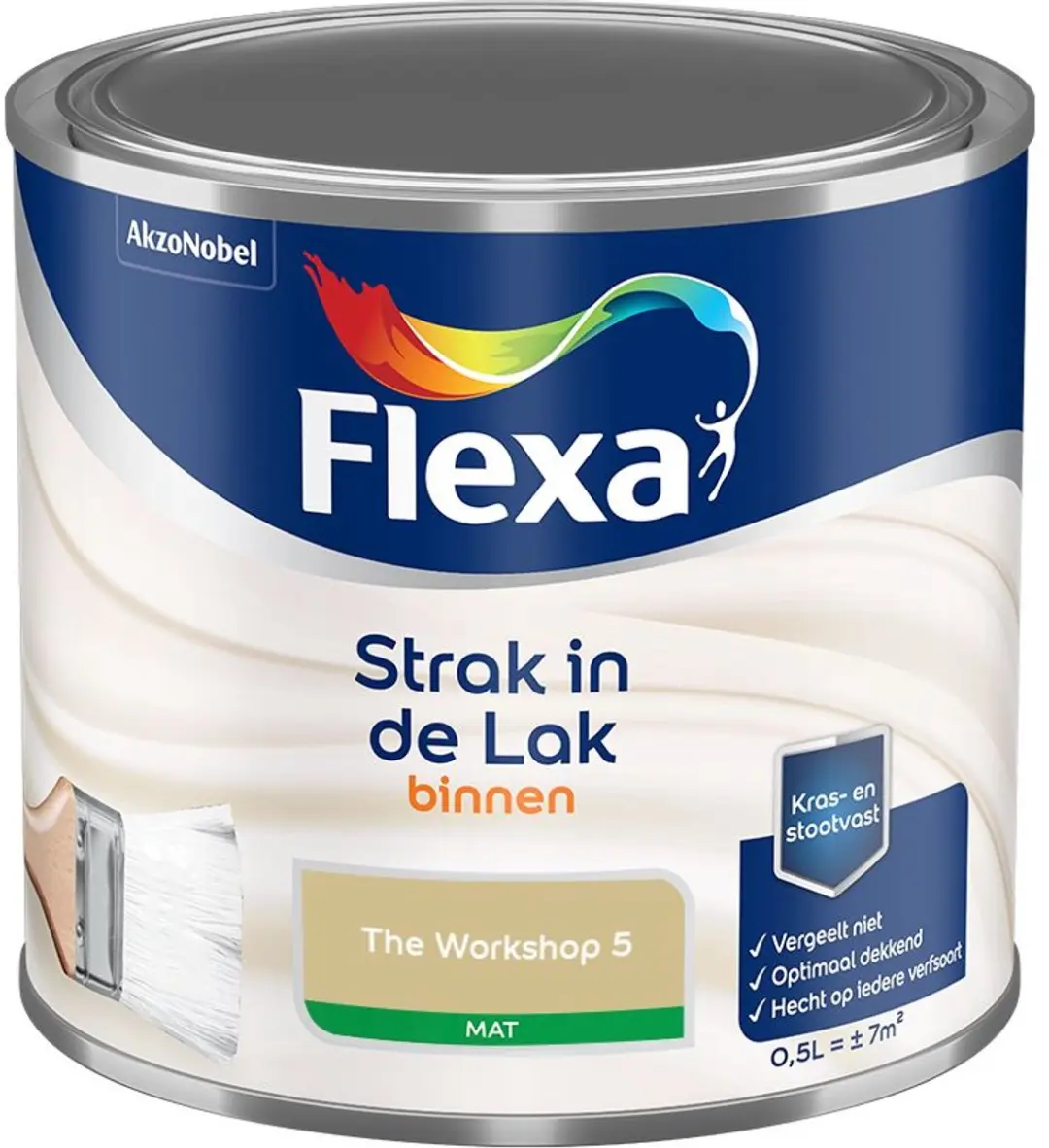Flexa Strak Op De Muur Binnen Mat Mengverf 5L