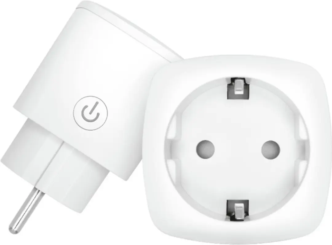 Trust Smart WiFi Stekker Duo - 2x3000W - Wit