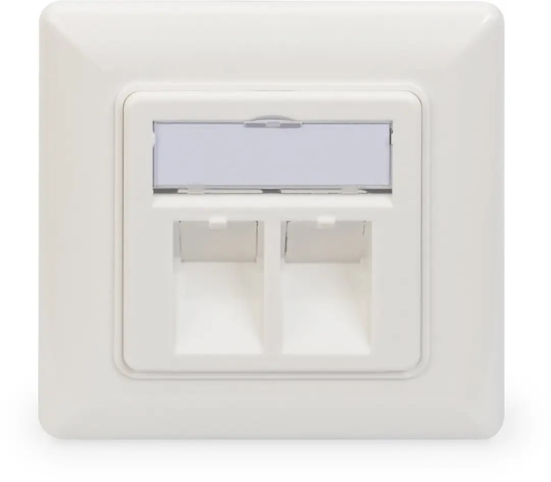 Digitus DN-93801-1 Keystone Houder 2-voudig - Wit