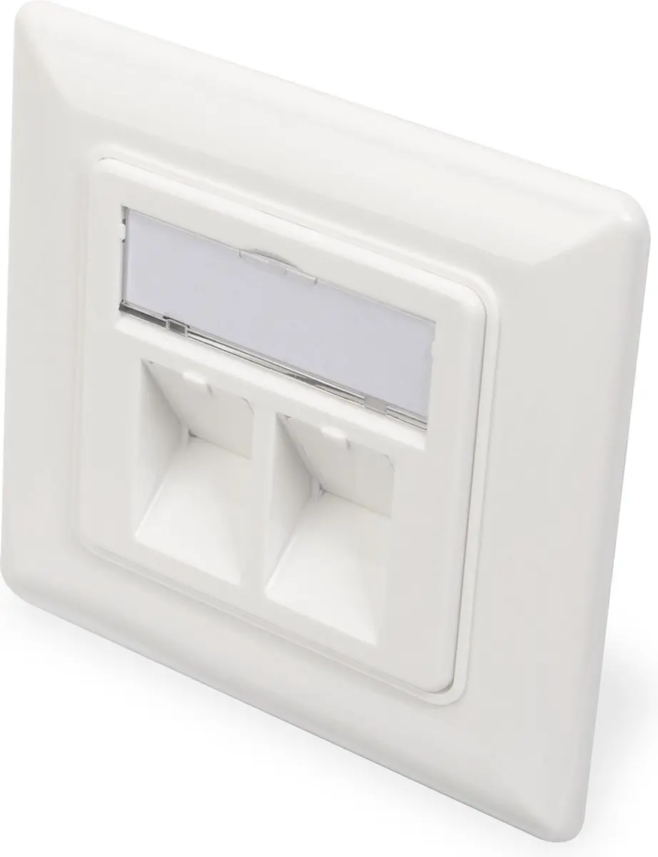 Digitus DN-93801-1 Keystone Houder 2-voudig - Wit