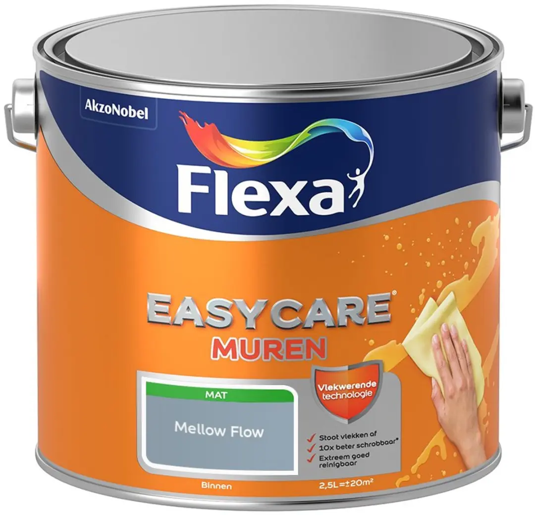 Flexa Easycare Muren Mellow Flow Mengverf 2,5L