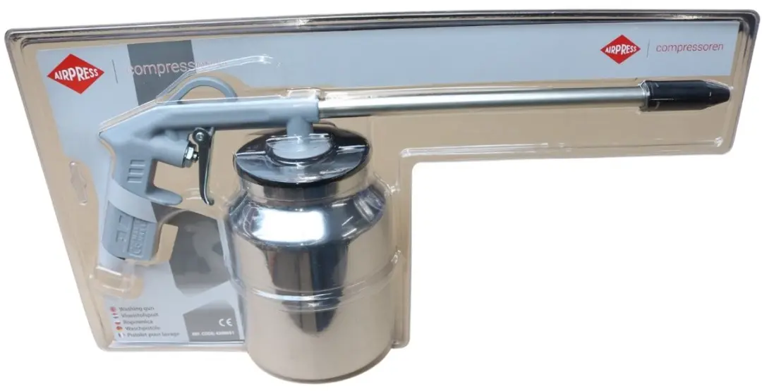 Airpress Vloeistofspuit 6.5 bar - 900ml - Grijs/Zilver