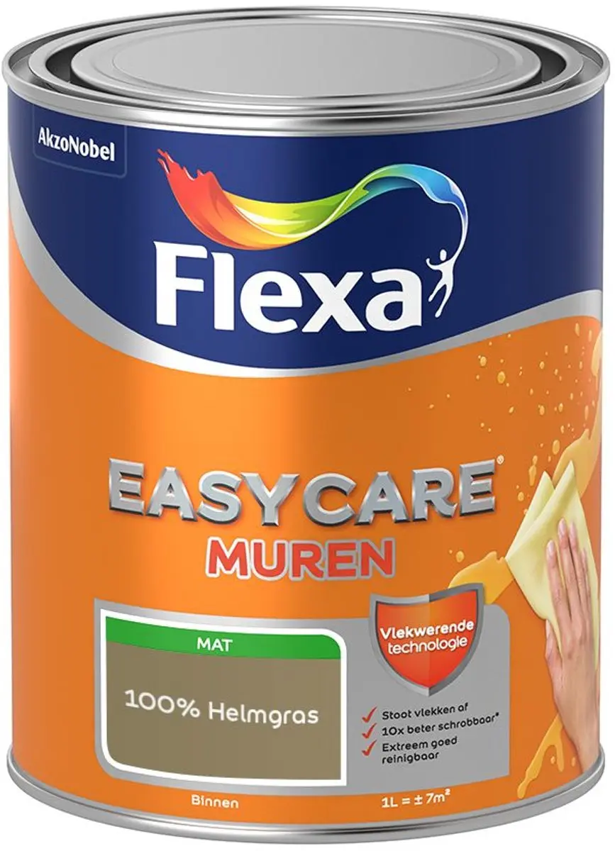 Flexa Easycare Murenverf 100% Helmgras 1L