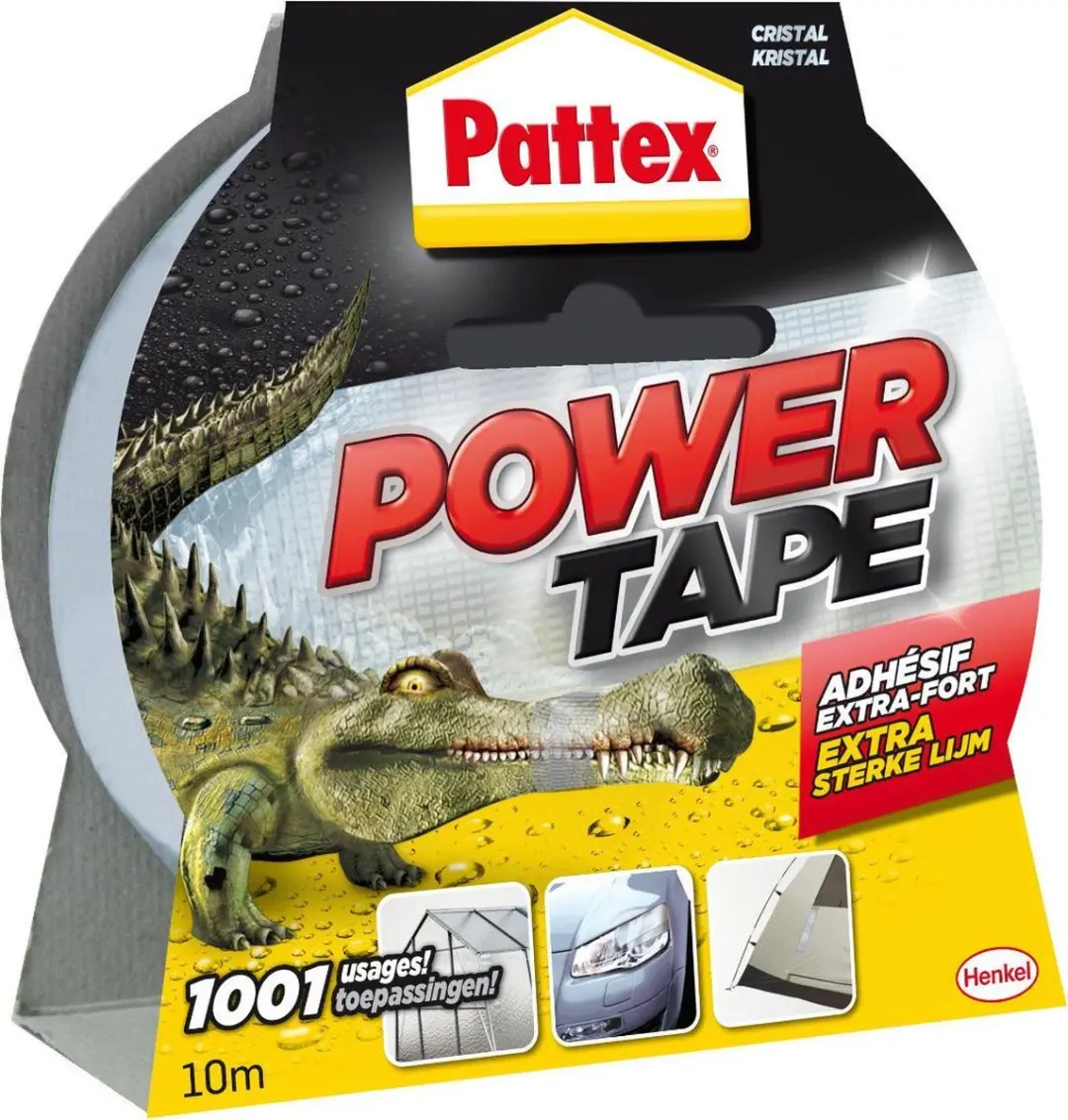 Pattex Power Tape 10m Transparant