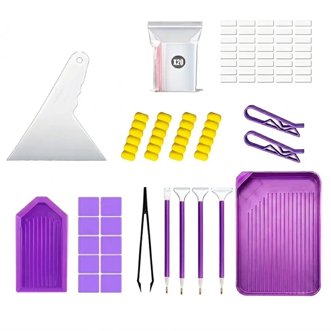NUVEX Diamond Painting Set Paars