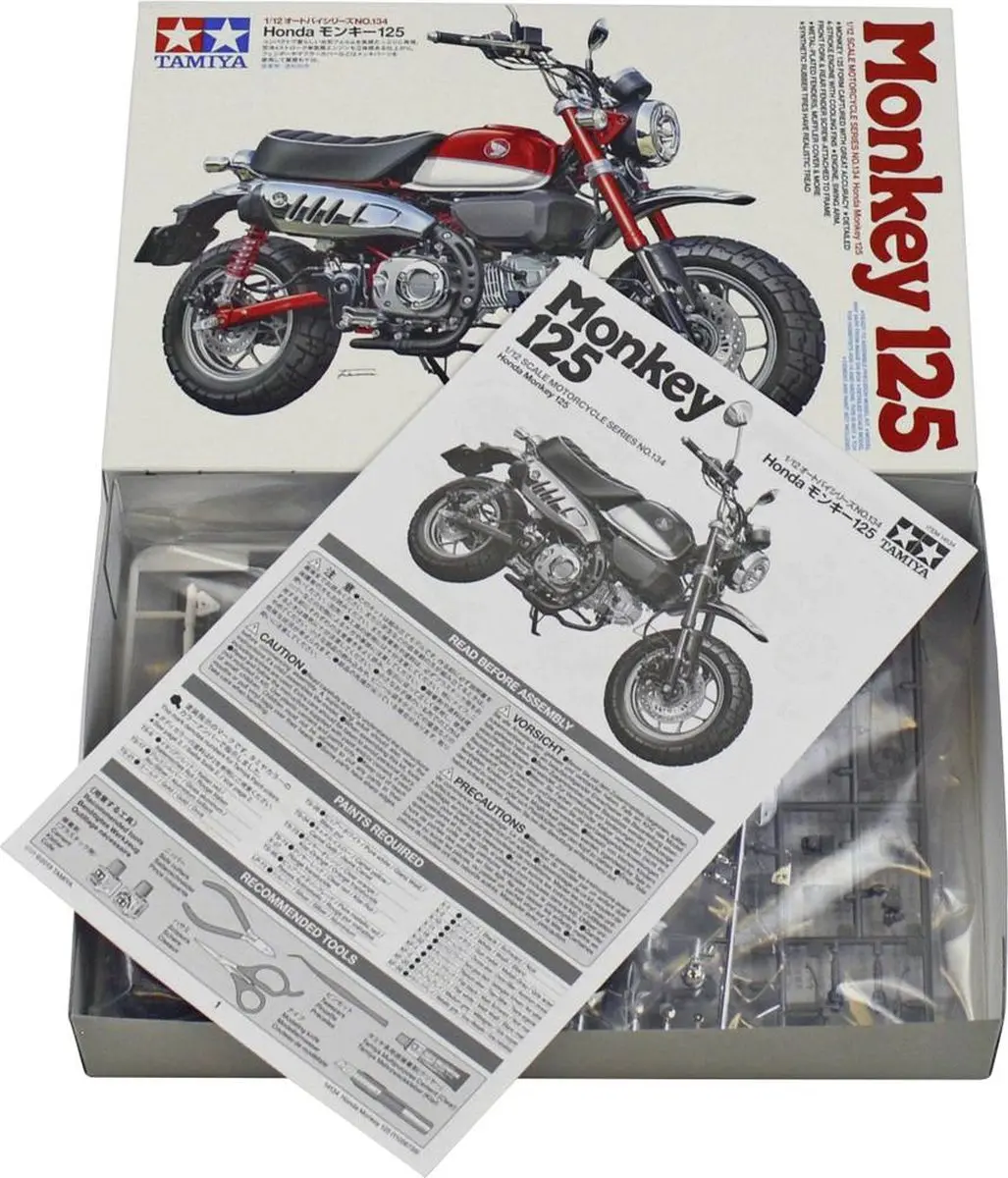 Tamiya Honda Monkey 125 Modelbouwpakket 1:12