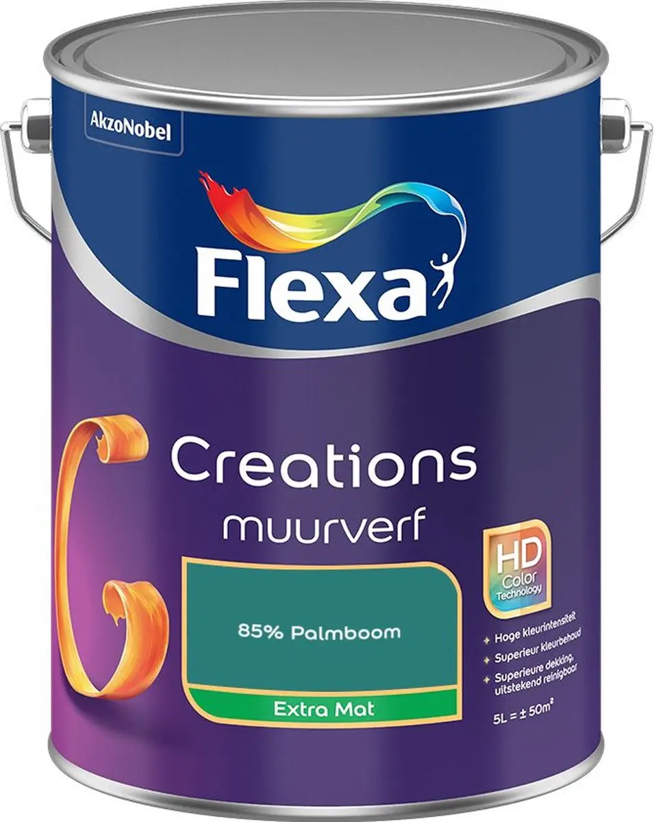 Flexa Creations Muurverf Extra Mat 85% Palmboom - 5L