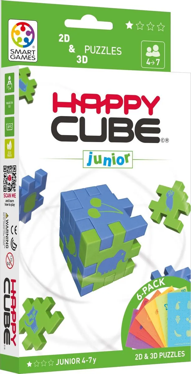 SmartGames Happy Cube Junior HCJ300 3D Puzzels