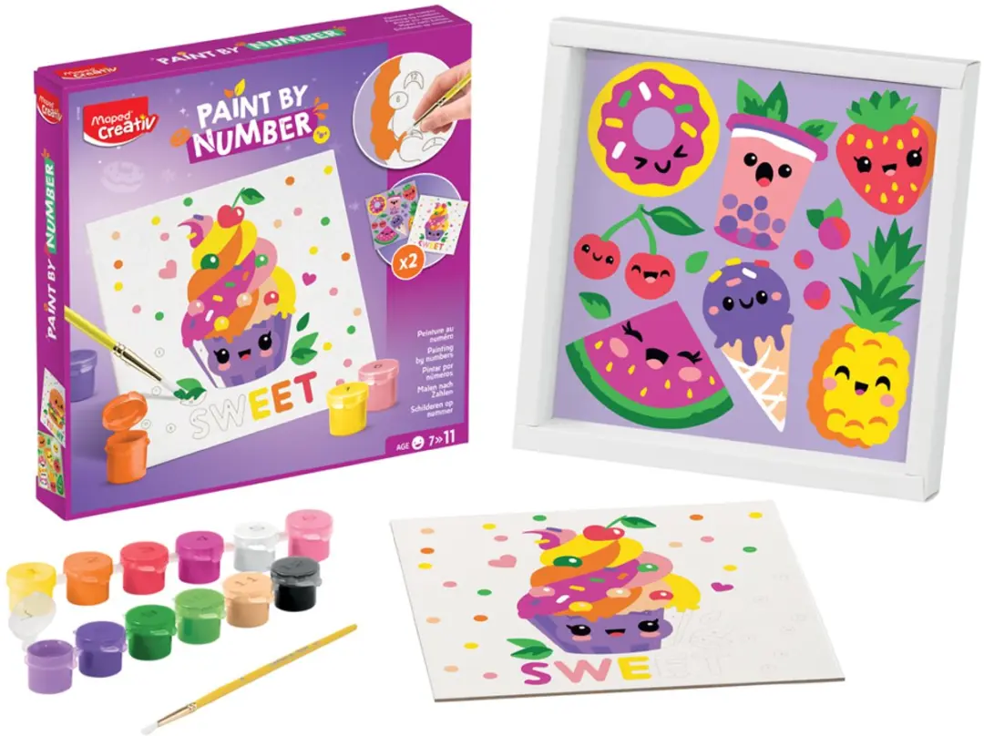 Maped Creativ Schilderset Acryl KAWAI FOOD SALTY - 1 Stuk