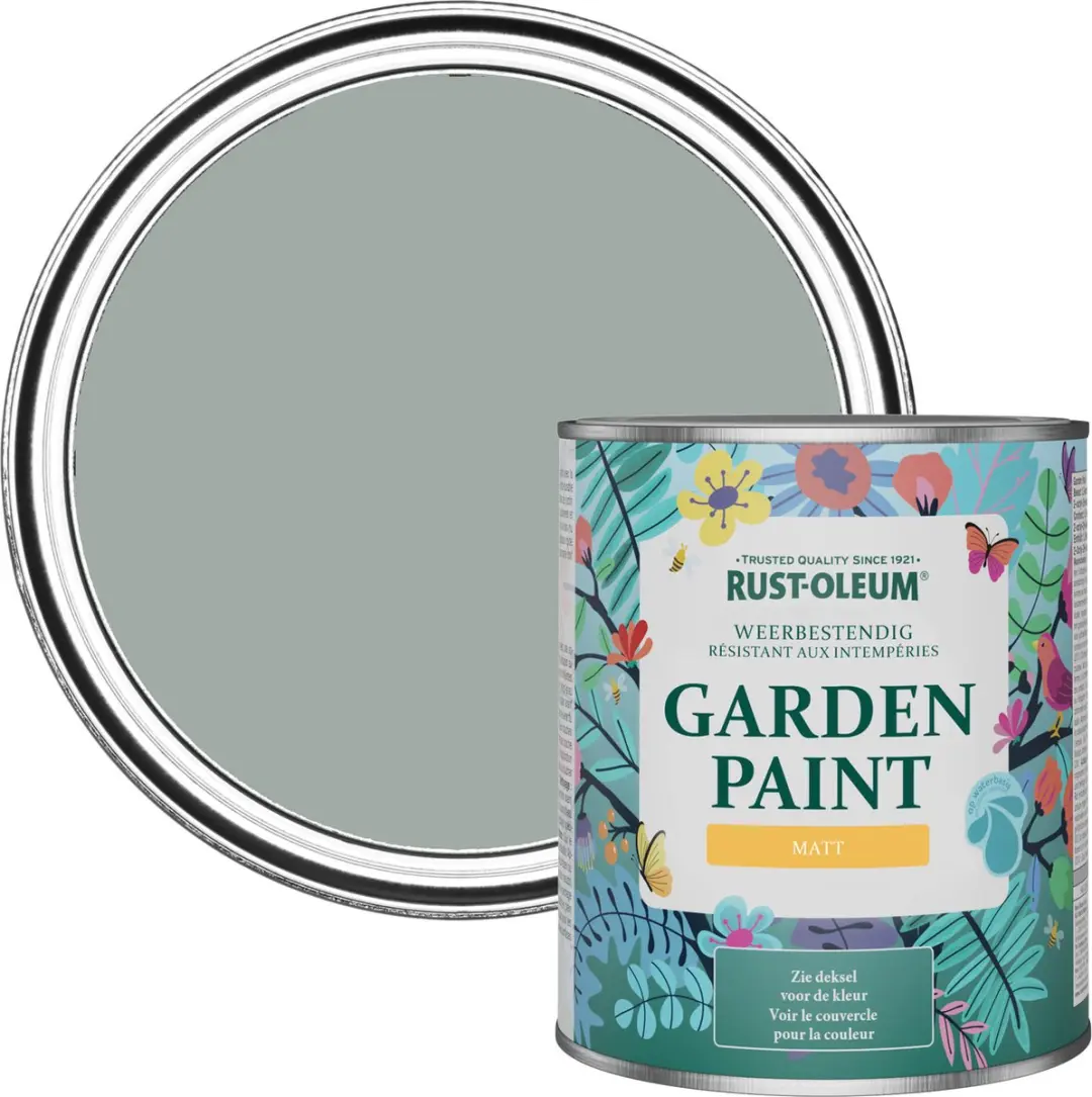 Rust-Oleum Grijs Tuinverf Matt Urbangrijs 750ml