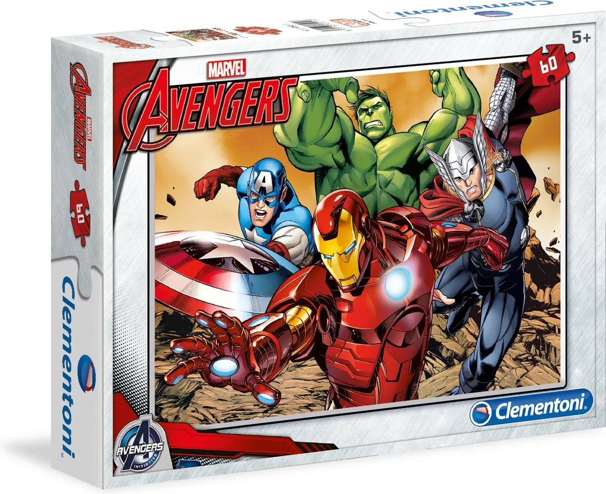 Clementoni The Avengers Kinderpuzzel 60 Stukjes
