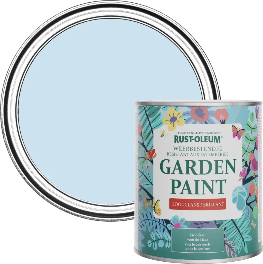 Rust-Oleum Poederblauw Tuinverf 750ml