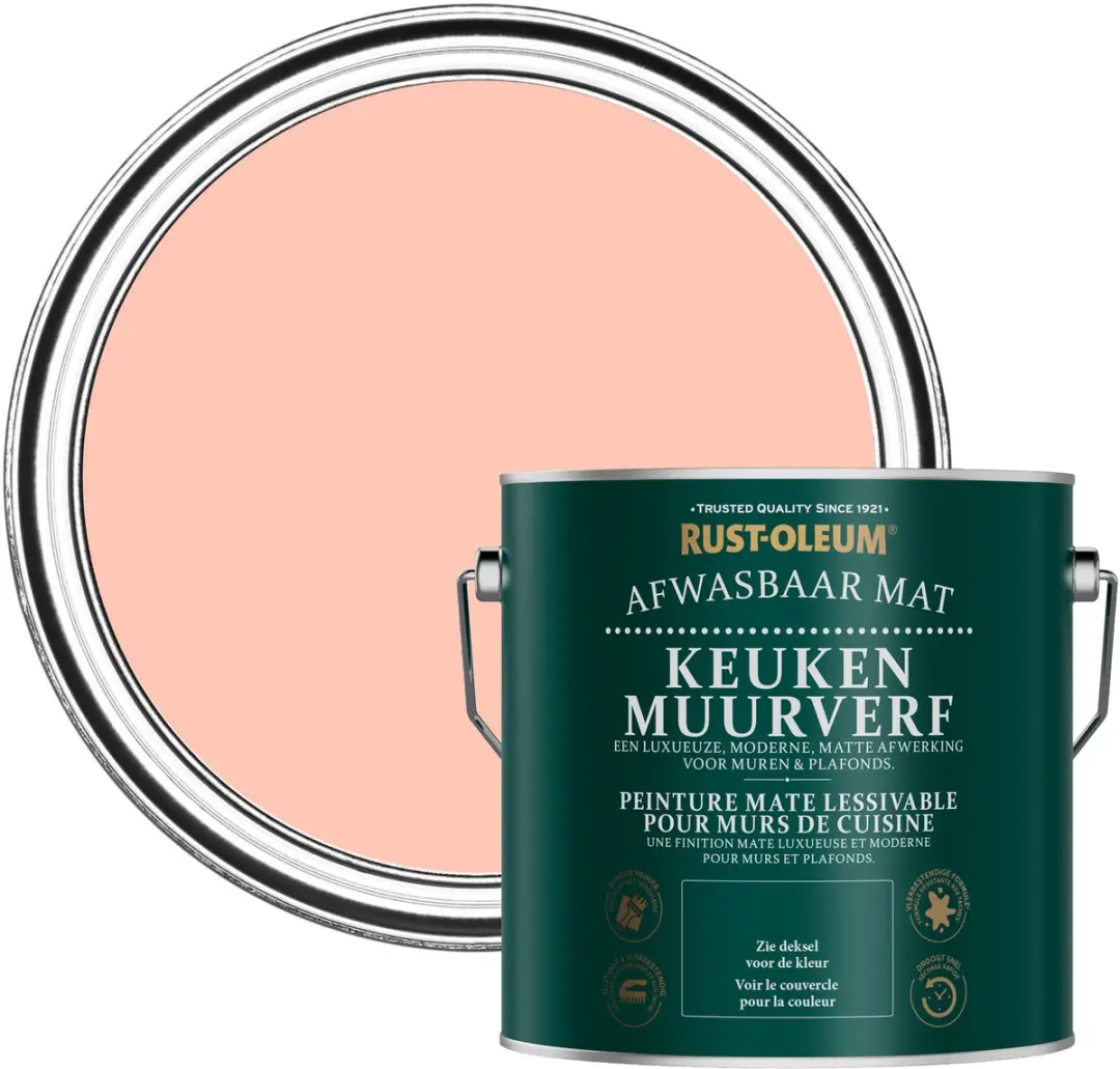 Rust-Oleum Keuken Muur- en Plafondverf Zeester 2,5L