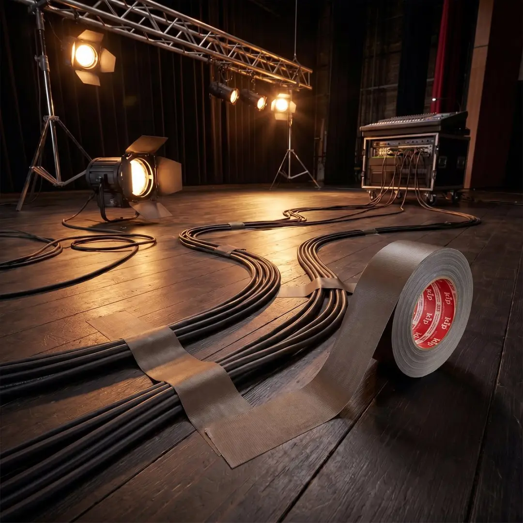 Kip Gaffer's Tape Bruin 50mm x 50m - PE-laminering