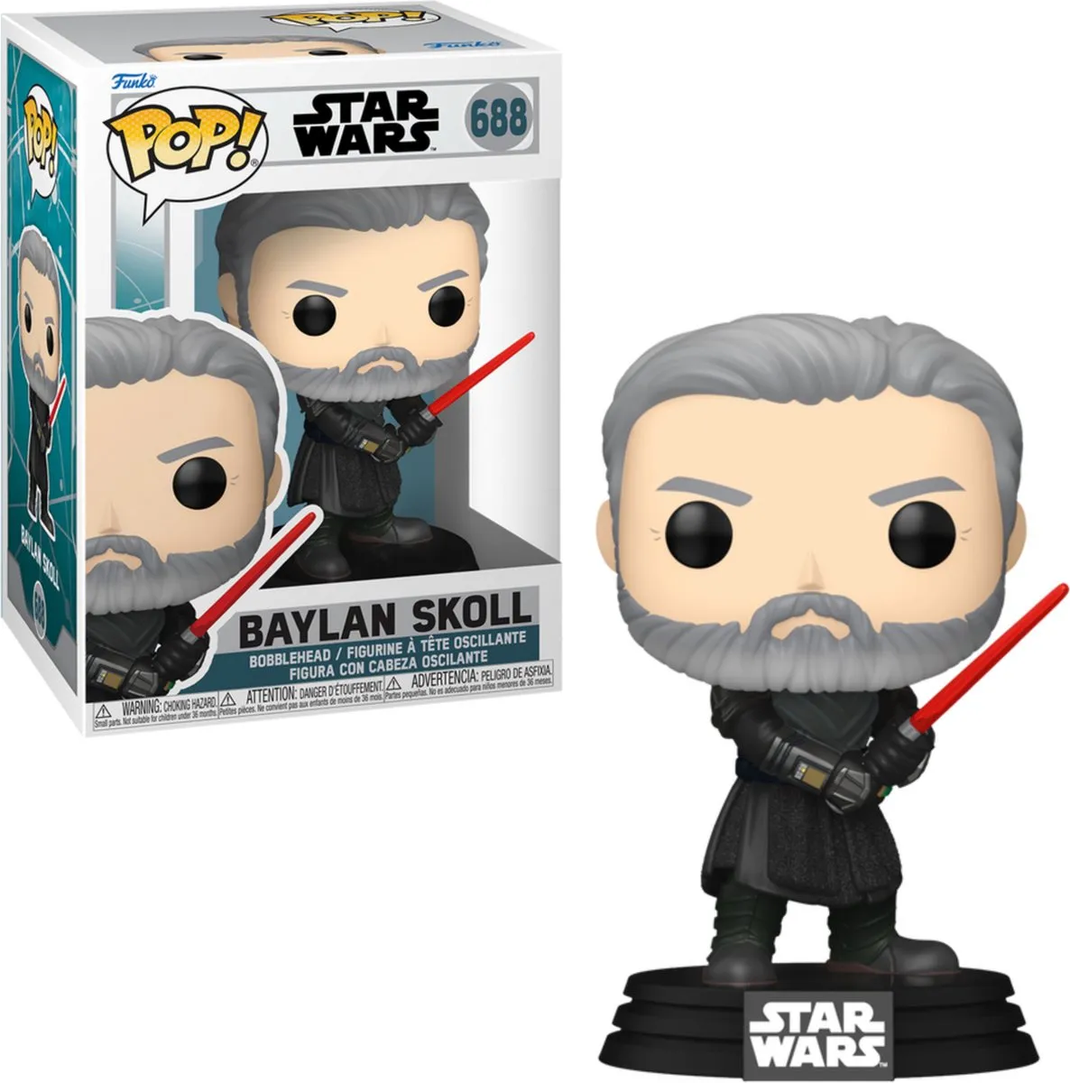 Funko Pop Star Wars Baylan Skoll #688 - Multi - afbeelding 6 van 6