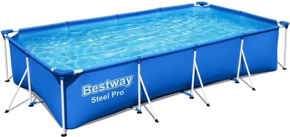 Bestway Steel Pro BW56405 Zwembad 400x211x81cm - Blauw/Wit