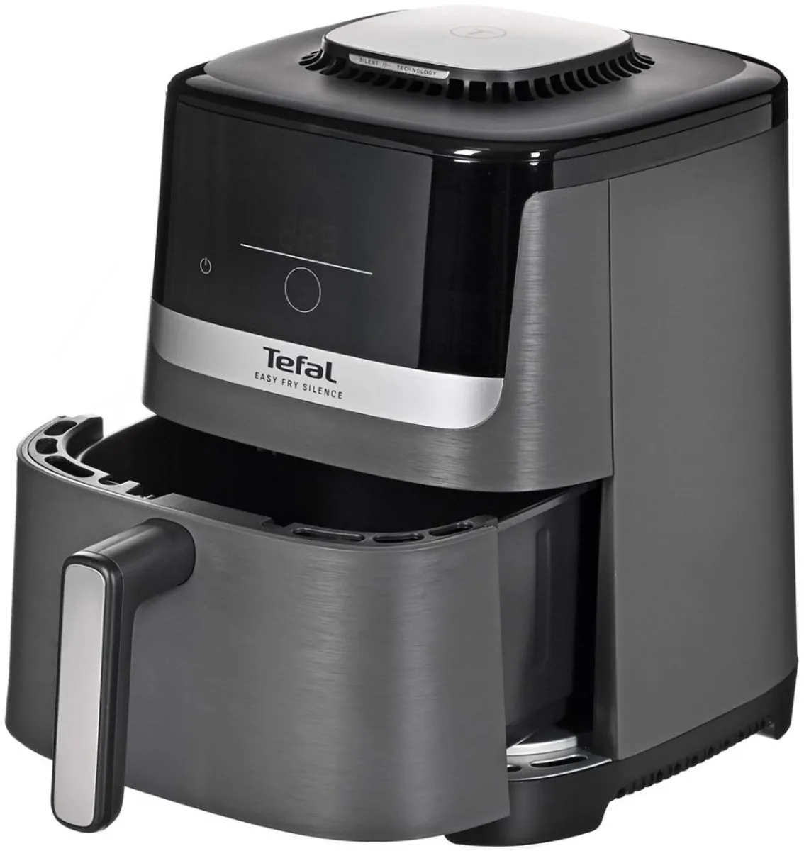Tefal Easy Fry Silence EY551HE0 Airfryer 5L - 1500W - 10 Programma's - Zwart