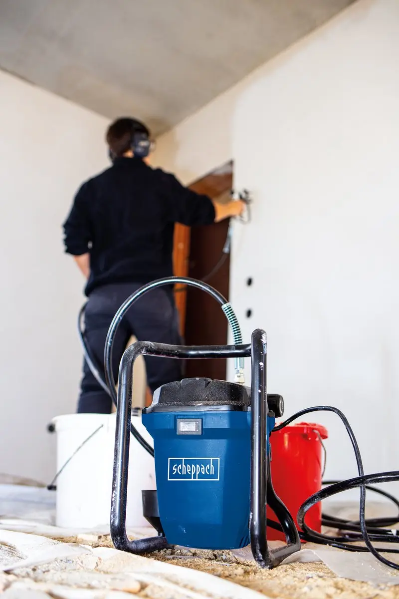 Scheppach PTSA350 Airless Verfspuit - Blauw