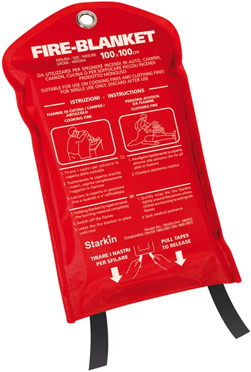 Lampa Blusdeken 42.68065 - Brandklasse A/F - Rood