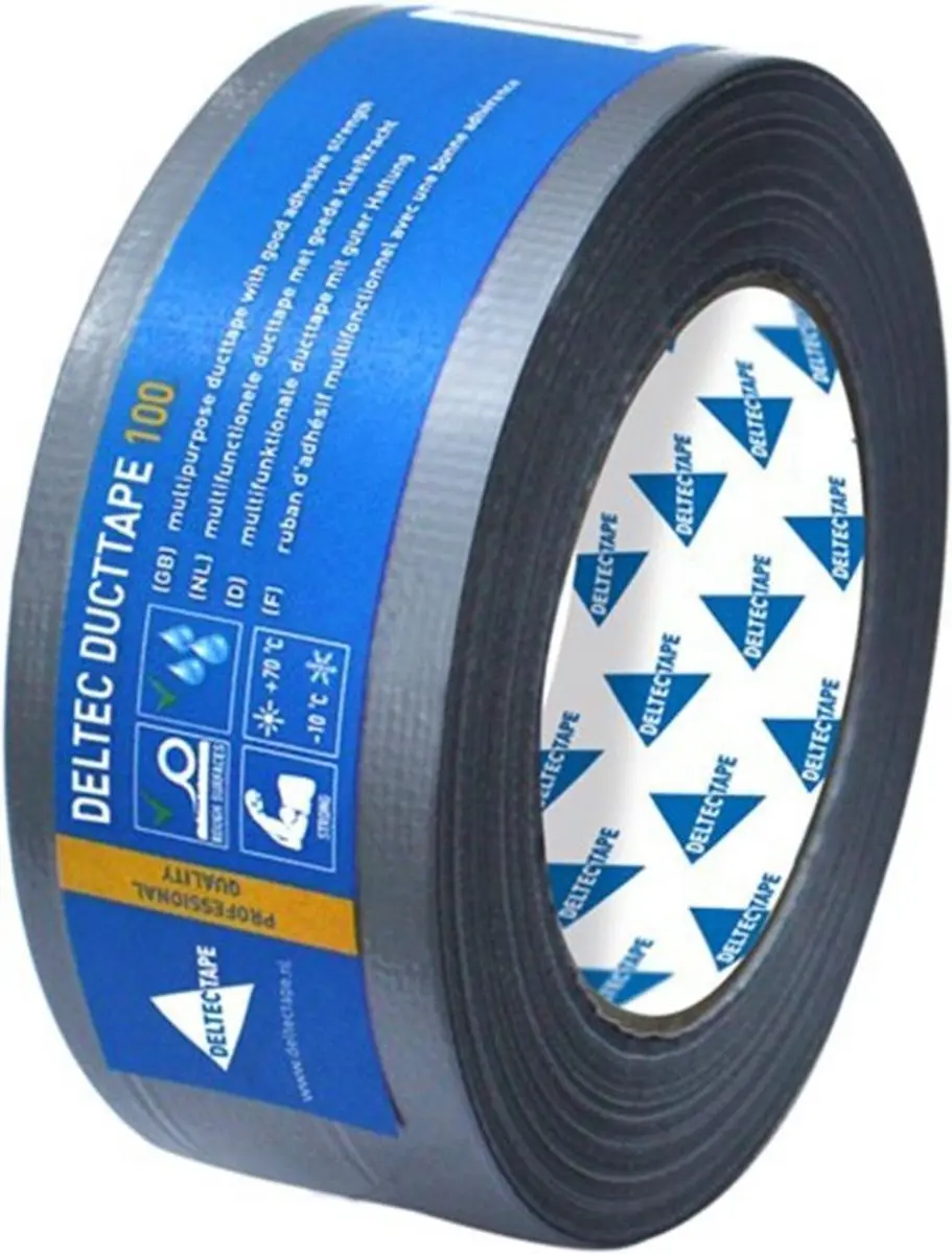 Deltec Duct Tape 50m x 48mm - Grijs