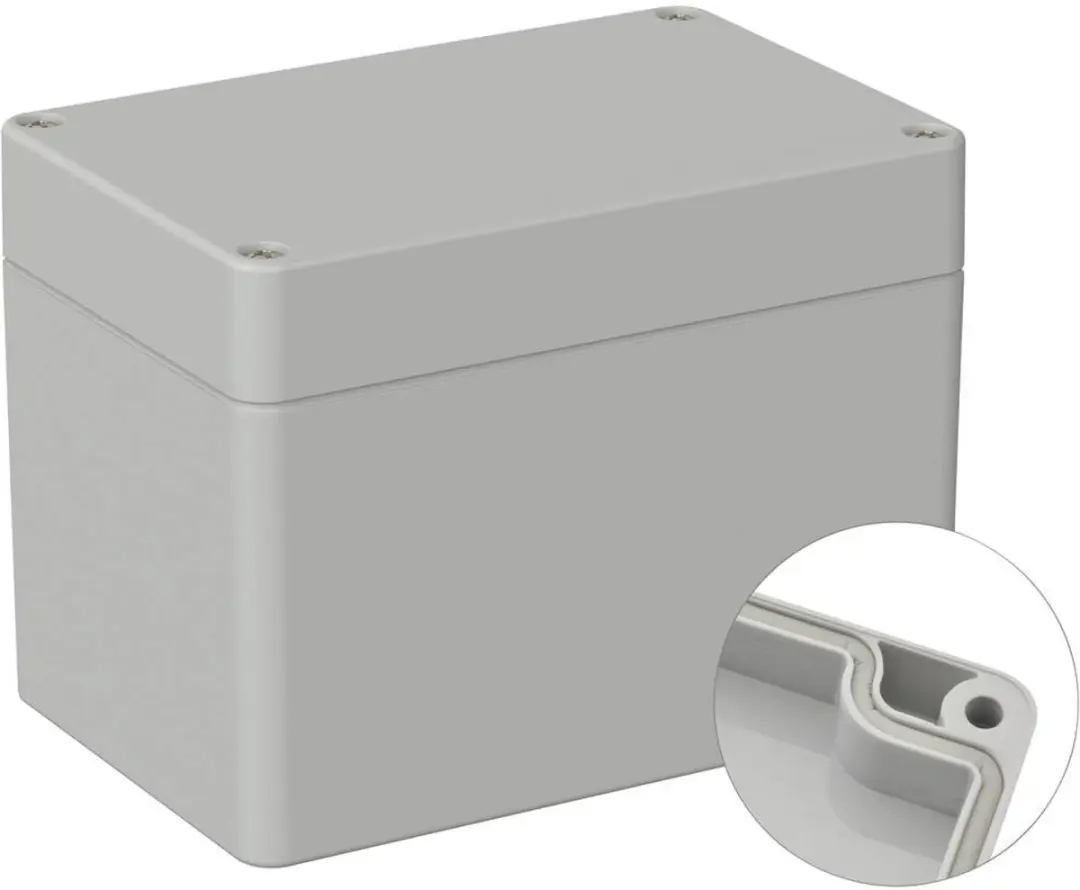 Tru Components TC-9065660 Industriële Behuizing 120x80x90mm - Grijs-wit