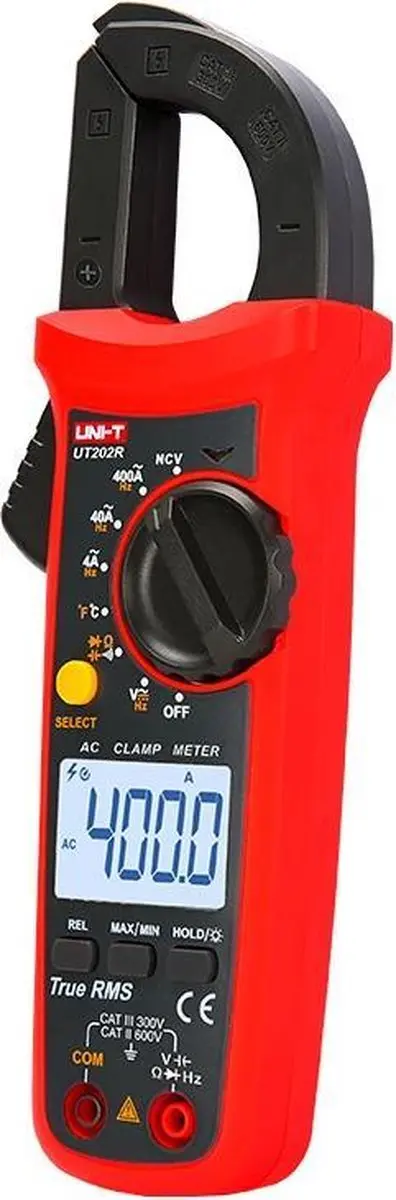 UNI-T UT202F Digitale Stroomtang - Rood