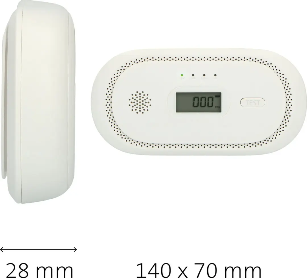 Alecto COA2650 Koolmonoxidemelder - 10 Jaar Sensor - Wit