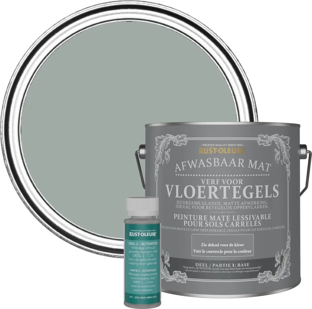 Rust-Oleum Vloertegelverf Urbangrijs 2,5L