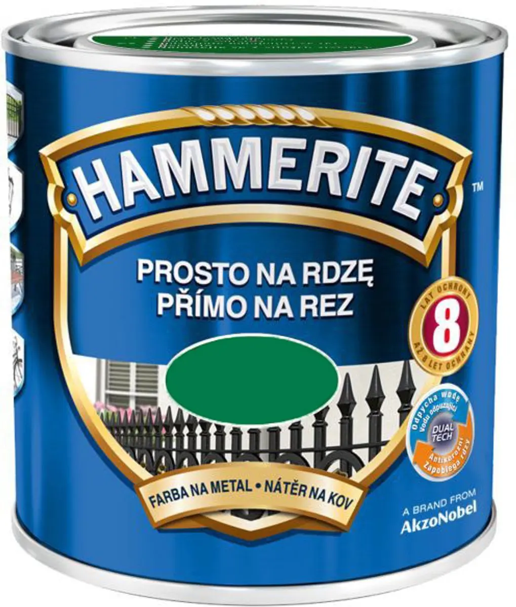 Hammerite Direct Roest Glad 0,25L