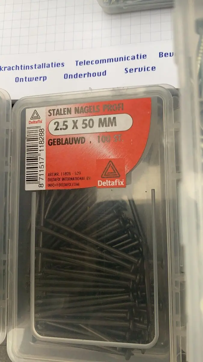 Deltafix Stalen Nagels 2,5x50mm - 100 Stuks
