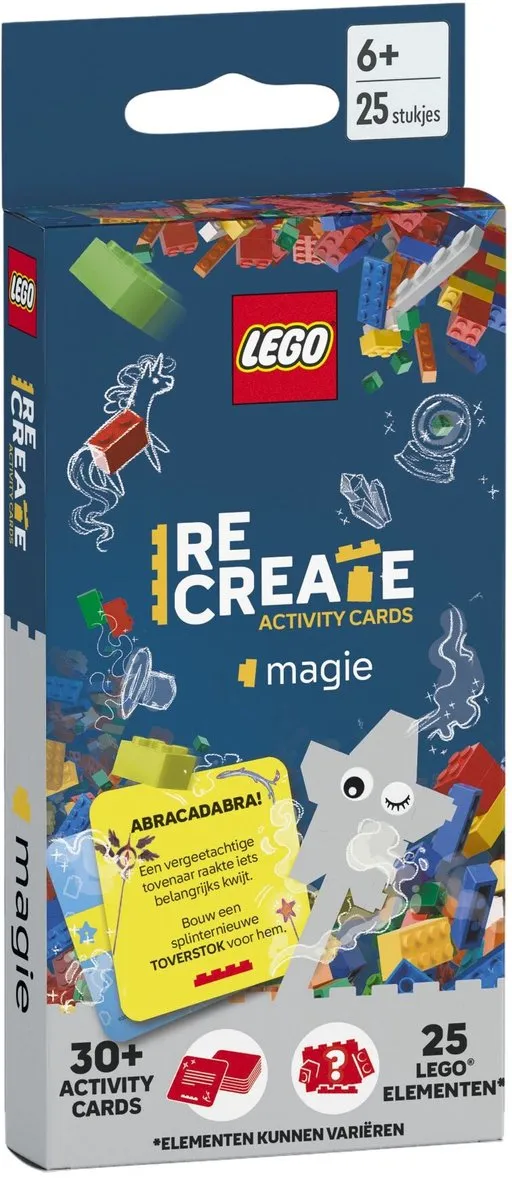 LEGO ReCreate Activity Cards Magie - 30 Kaarten + 25 Elementen