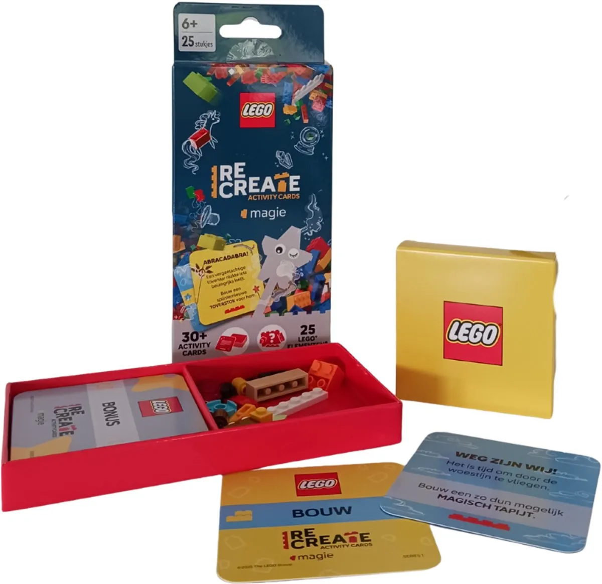 LEGO ReCreate Activity Cards Magie - 30 Kaarten + 25 Elementen