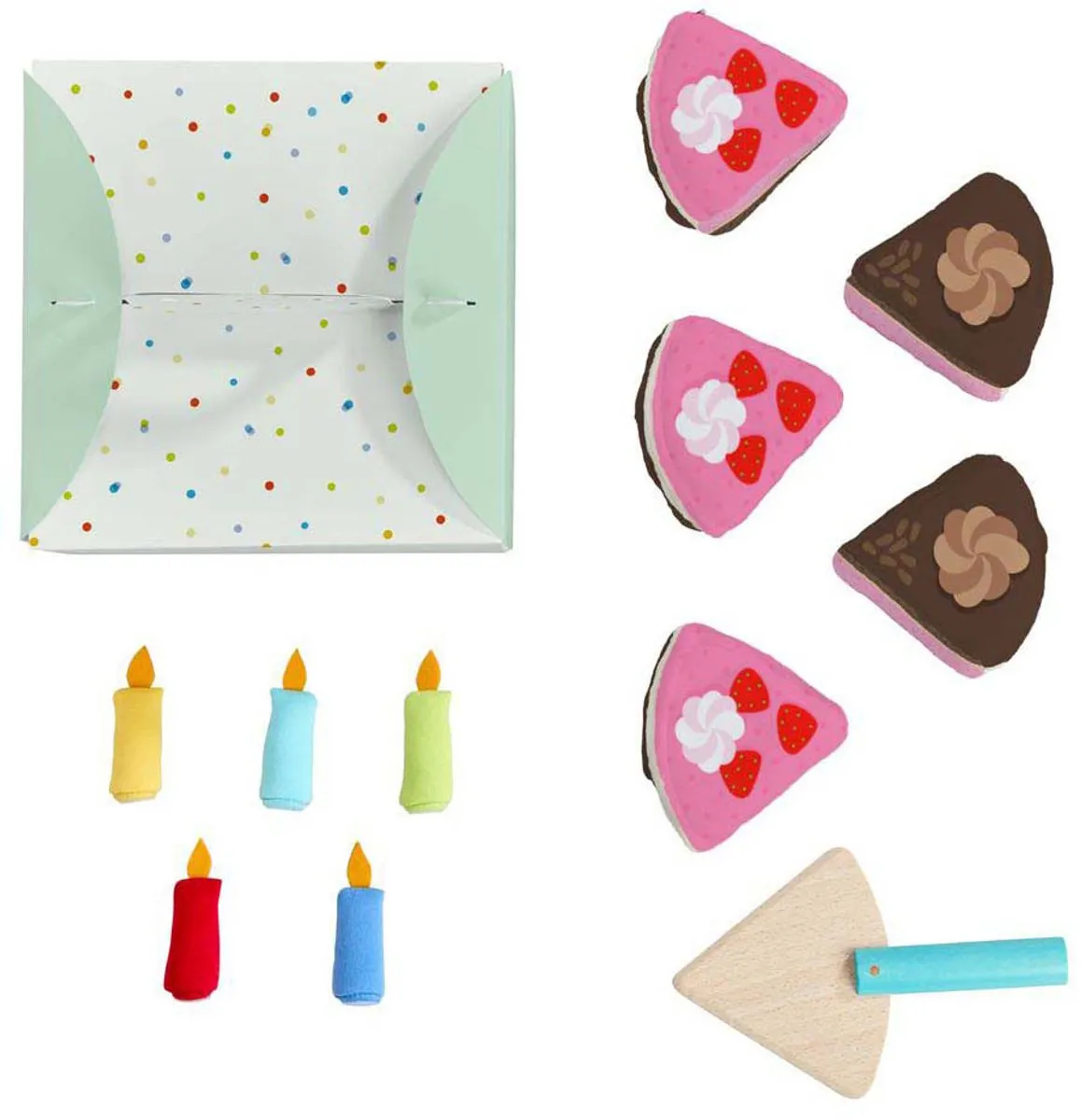 Haba Creative Play Verjaardagstaart Speelgoedset - Multicolor