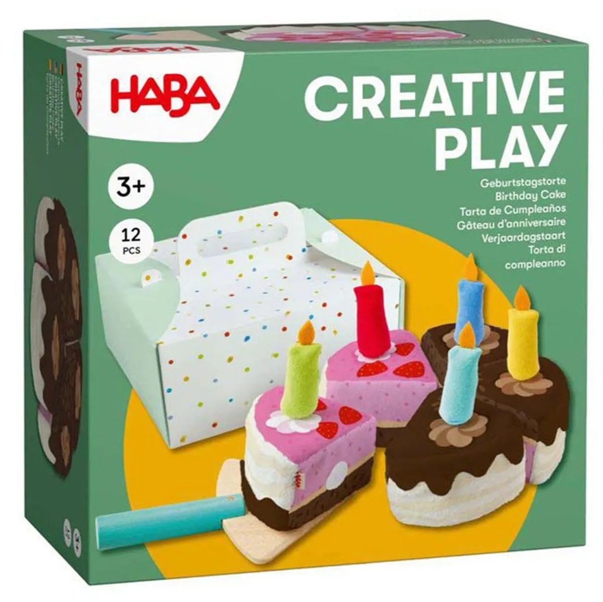 Haba Creative Play Verjaardagstaart Speelgoedset - Multicolor