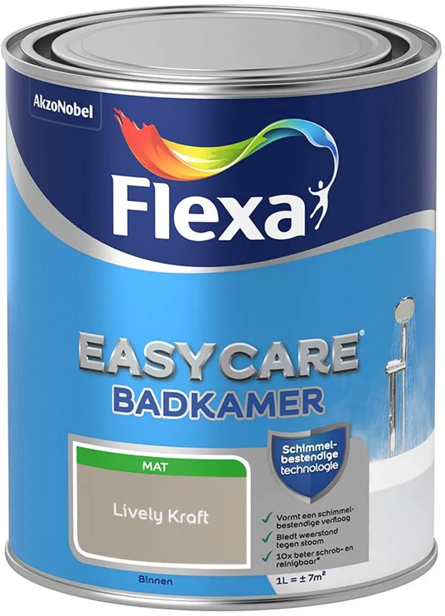 Flexa Easycare Badkamer Mengverf Lively Kraft 1L