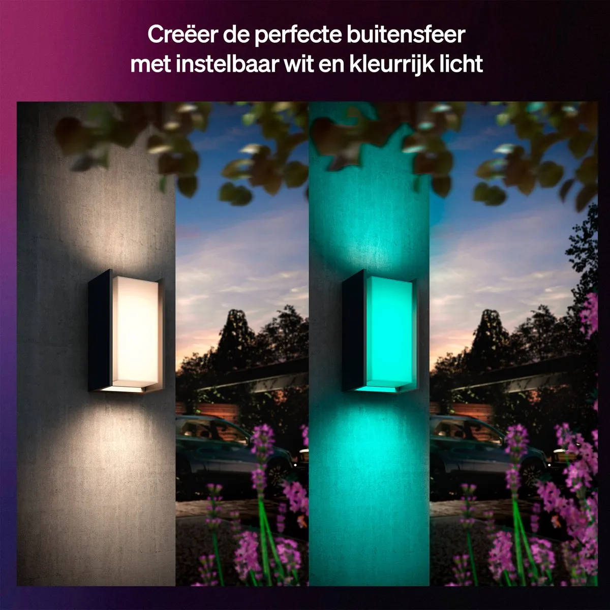 Philips Hue Turaco Wandlamp Antraciet - RGBW 1100lm