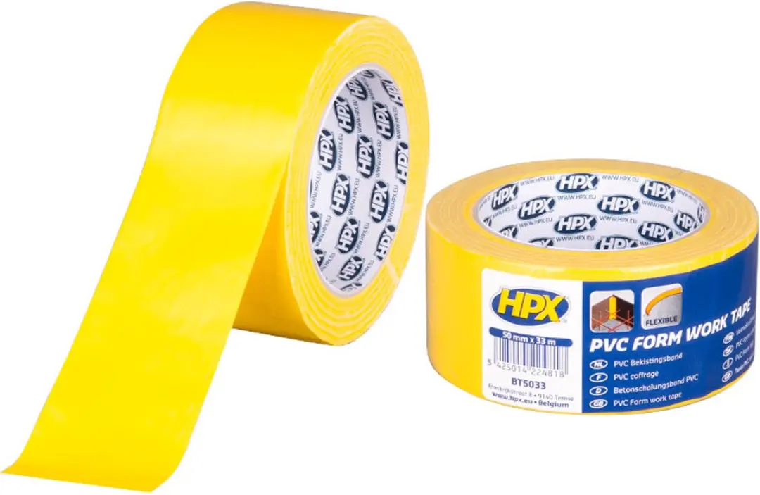 HPX PVC Bekistingsband 50mm x 33m