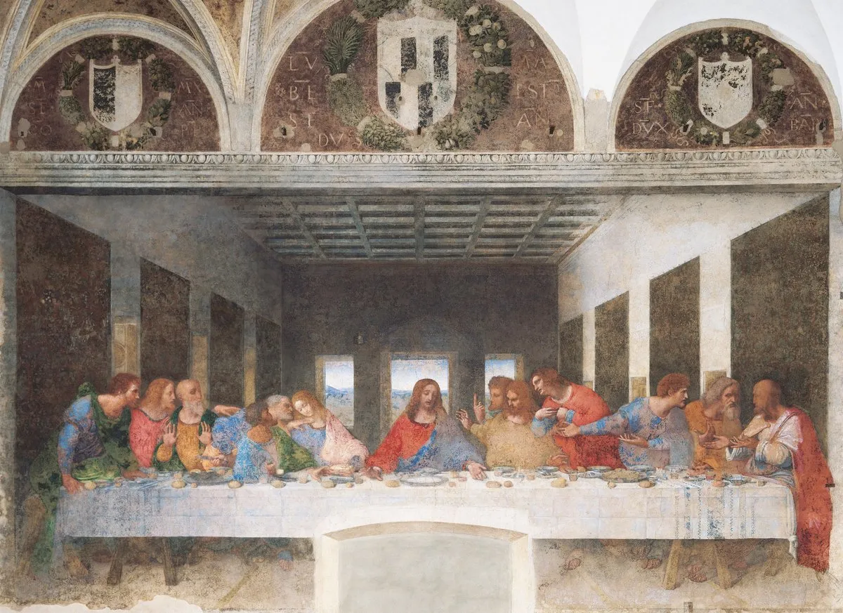 Clementoni Leonardo-Cenacolo Puzzel 1000 Stuks - Art Collection