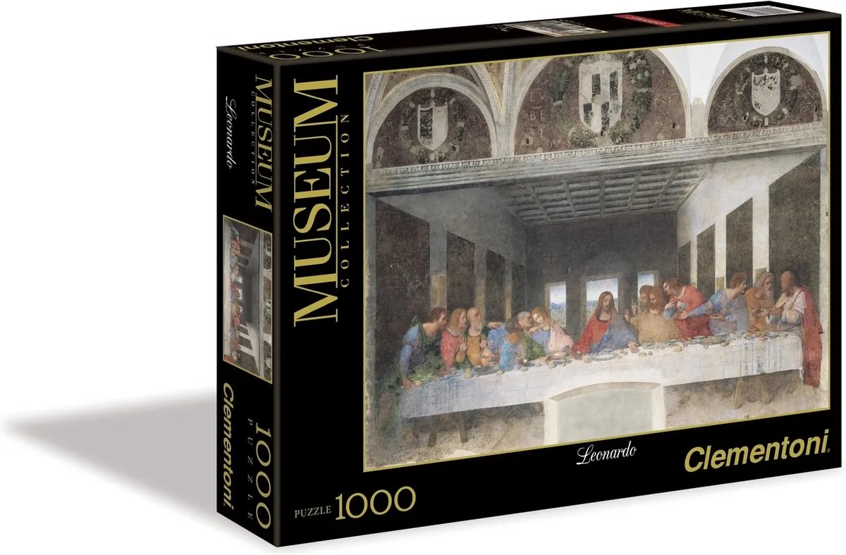 Clementoni Leonardo-Cenacolo Puzzel 1000 Stuks - Art Collection