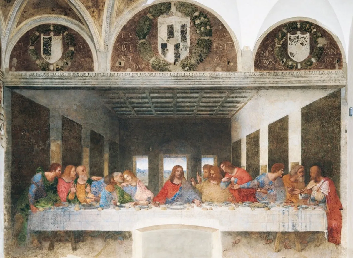 Clementoni Leonardo-Cenacolo Puzzel 1000 Stuks - Art Collection