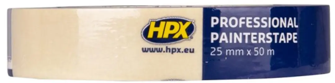 HPX Masking Tape 60°C - Crèmewit 25mm x 50m