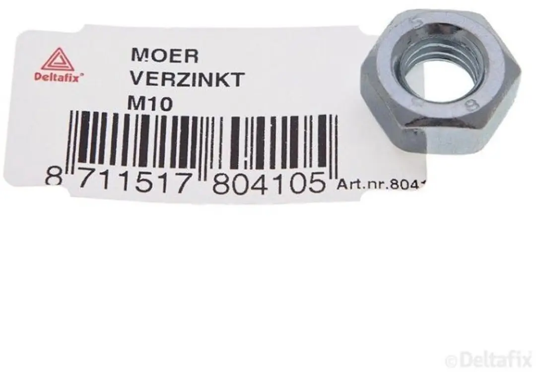 Deltafix Moer Verzinkt M10