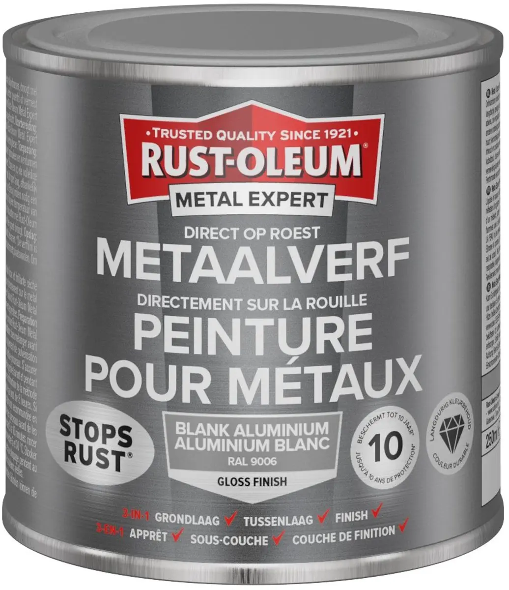 Rust-Oleum Metal Expert Direct Op Roest Metaalverf 250ml