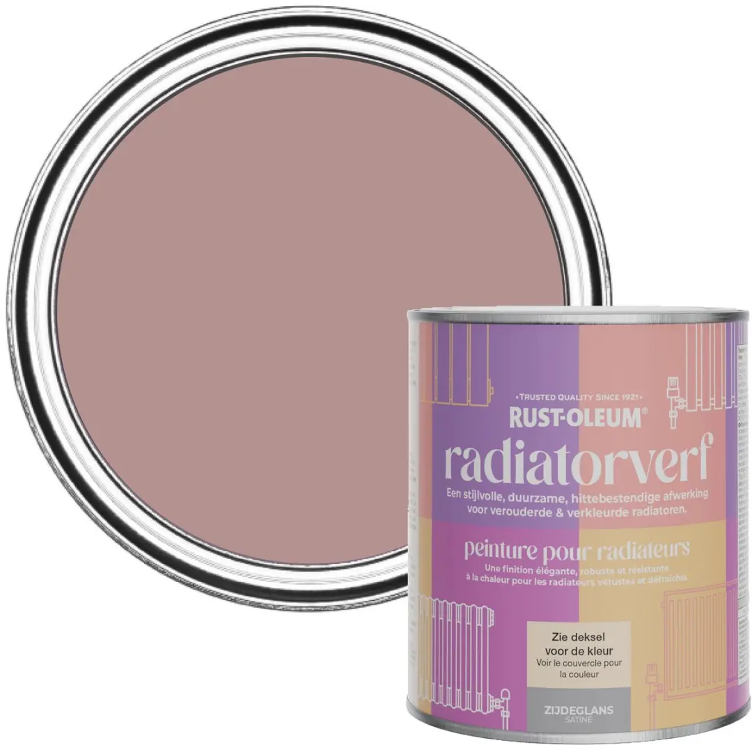 Rust-Oleum Radiatorverf Zijdeglans Blush 750ml