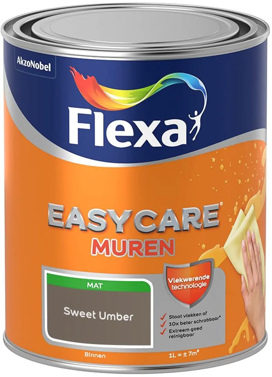Flexa Easycare Murenverf Sweet Umber 1L
